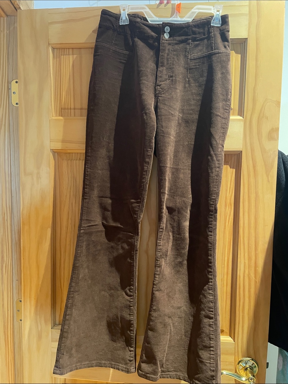 Lucky Brand Brown Corduroy Flare Pants